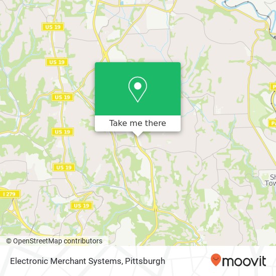 Electronic Merchant Systems, 5000 McKnight Rd Pittsburgh, PA 15237 map