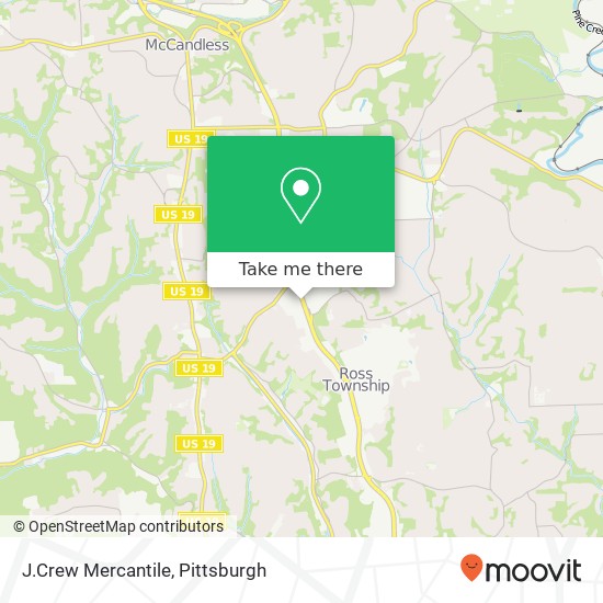 J.Crew Mercantile, 8027 McKnight Rd Pittsburgh, PA 15237 map