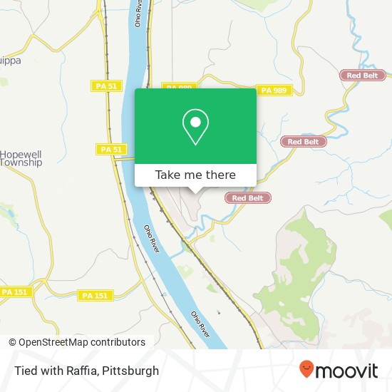 Mapa de Tied with Raffia, 402 Wilson Ave Ambridge, PA 15003