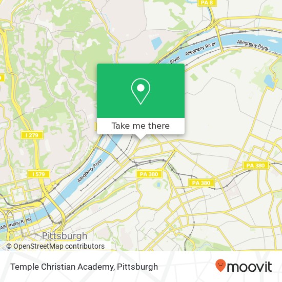 Temple Christian Academy map
