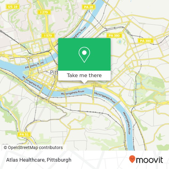 Atlas Healthcare map