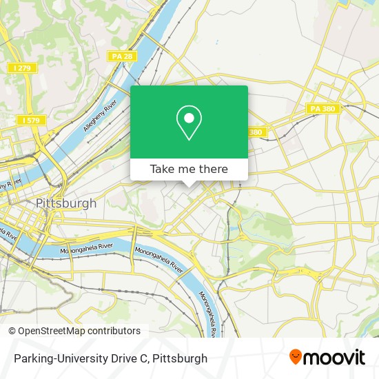 Parking-University Drive C map
