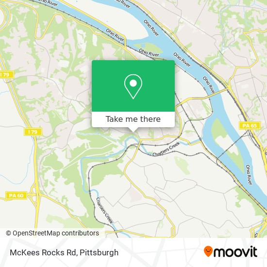 McKees Rocks Rd map