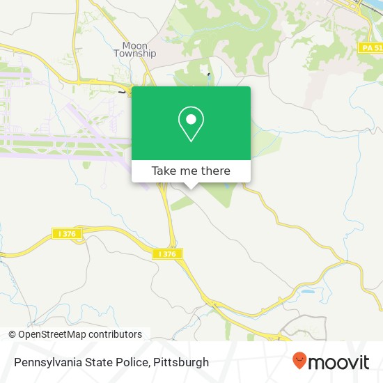Pennsylvania State Police map