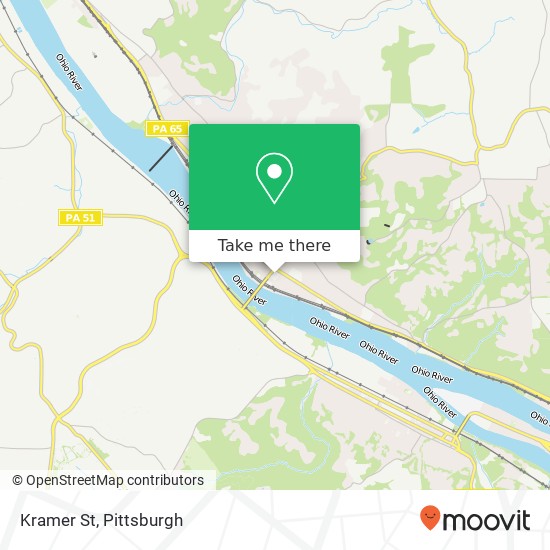 Kramer St map