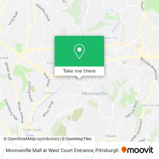 How to get to Monroeville Mall at West Court Entrance by Bus?