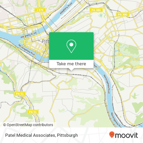 Mapa de Patel Medical Associates
