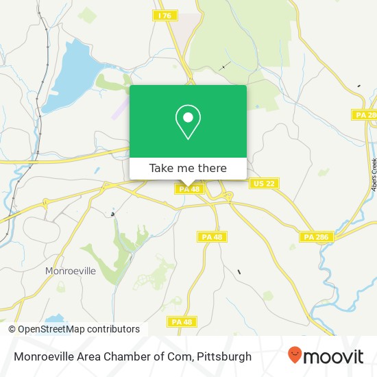 Mapa de Monroeville Area Chamber of Com