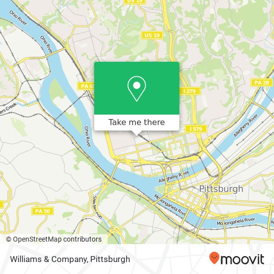 Williams & Company map