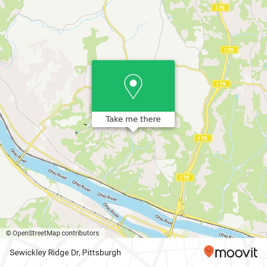 Mapa de Sewickley Ridge Dr