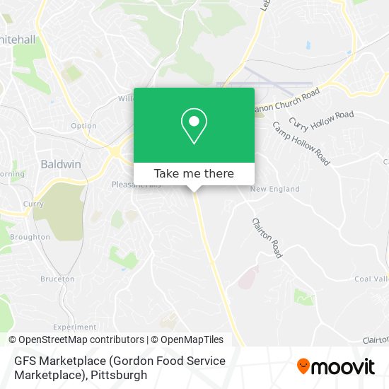 GFS Marketplace (Gordon Food Service Marketplace) map