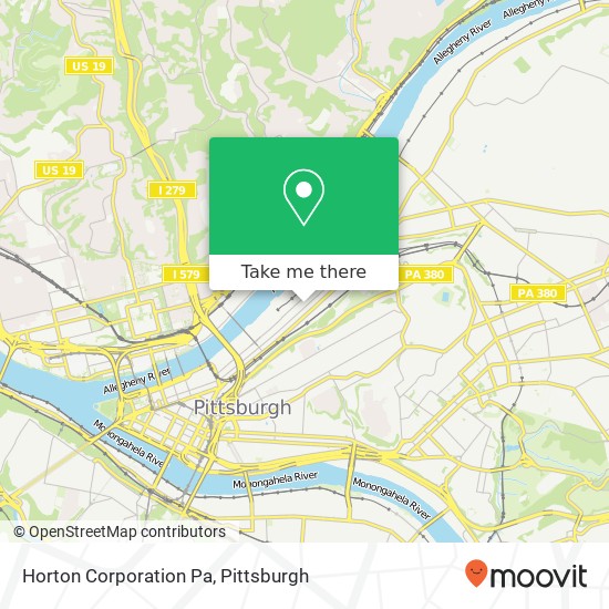 Horton Corporation Pa map