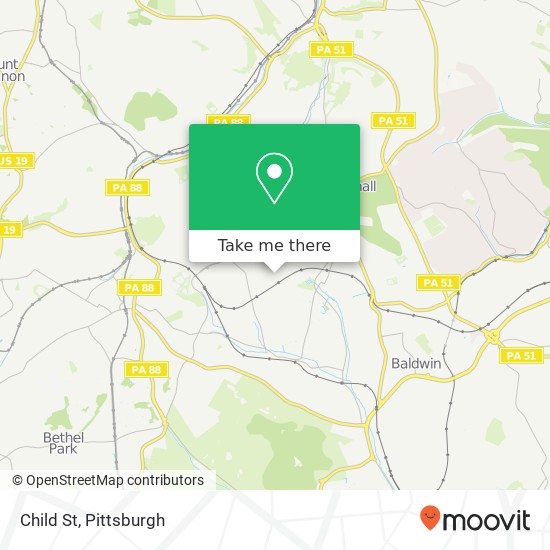 Mapa de Child St