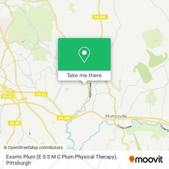 Mapa de Essmc Plum (E S S M C Plum Physical Therapy)