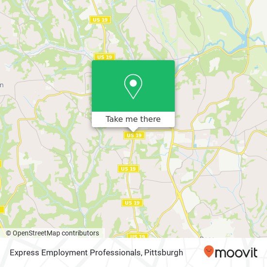 Mapa de Express Employment Professionals