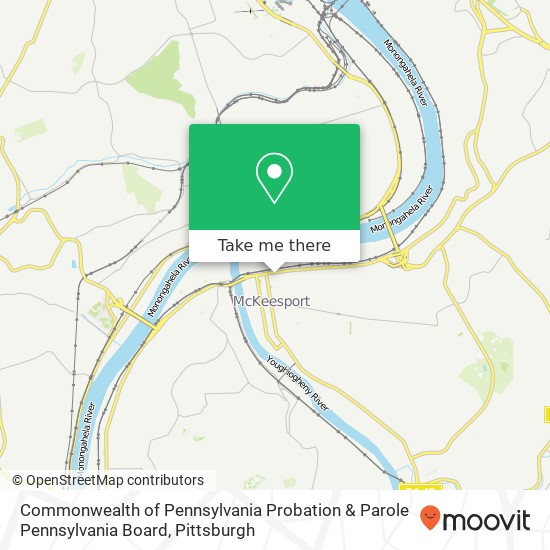 Commonwealth of Pennsylvania Probation & Parole Pennsylvania Board map