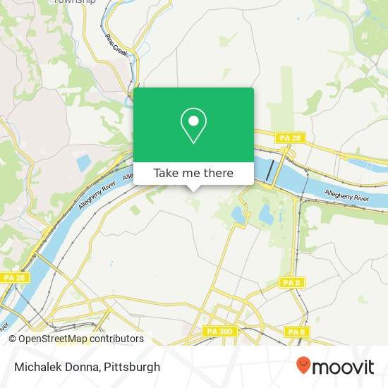 Mapa de Michalek Donna