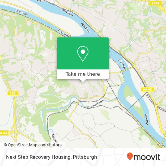 Mapa de Next Step Recovery Housing