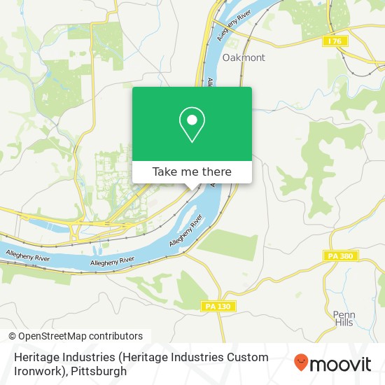 Heritage Industries (Heritage Industries Custom Ironwork) map