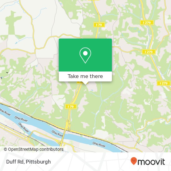 Duff Rd map