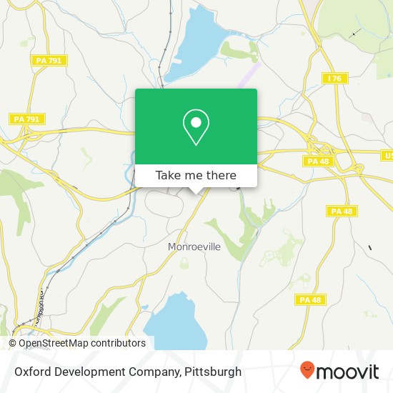 Oxford Development Company map