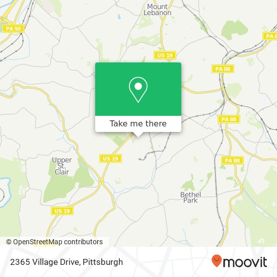 2365 Village Drive map