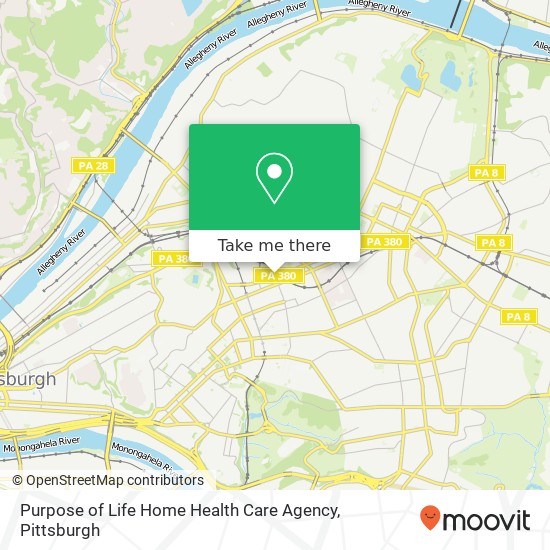 Purpose of Life Home Health Care Agency map