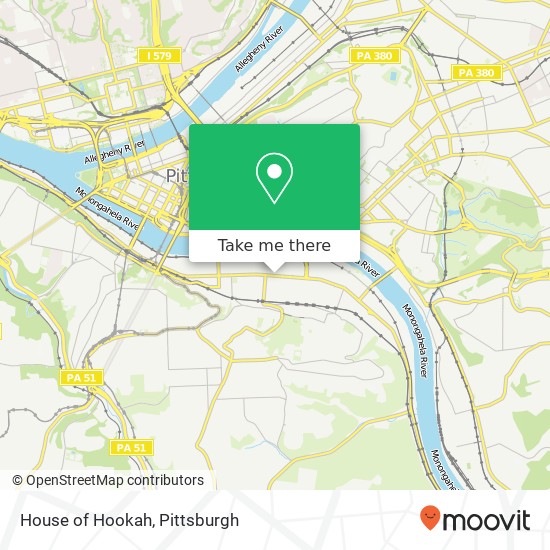 Mapa de House of Hookah
