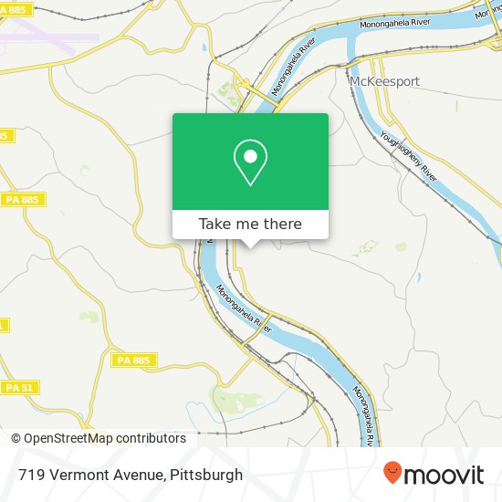 Mapa de 719 Vermont Avenue