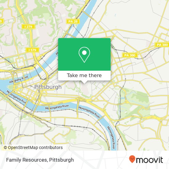 Family Resources map