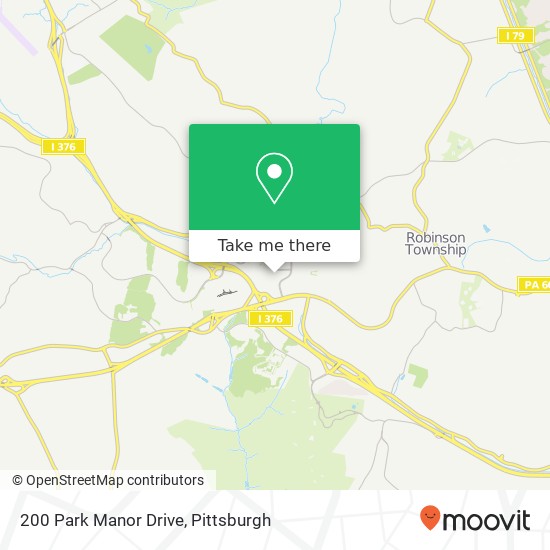 Mapa de 200 Park Manor Drive