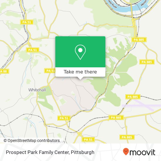 Mapa de Prospect Park Family Center