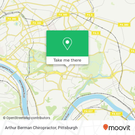 Arthur Berman Chiropractor map