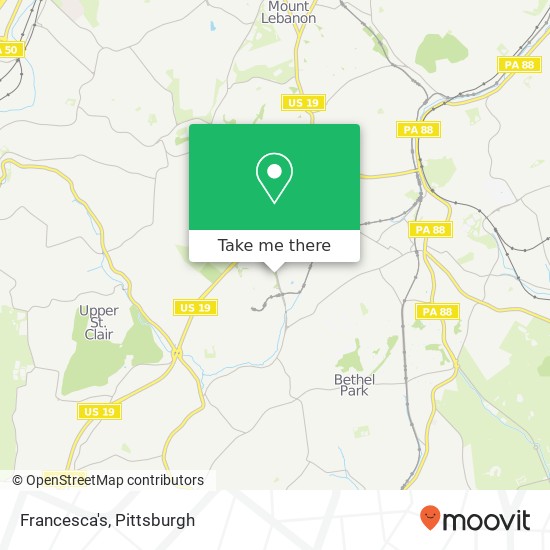 Mapa de Francesca's
