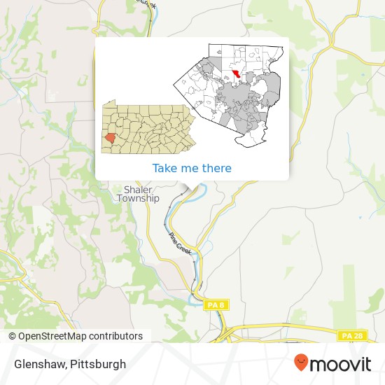 Glenshaw map