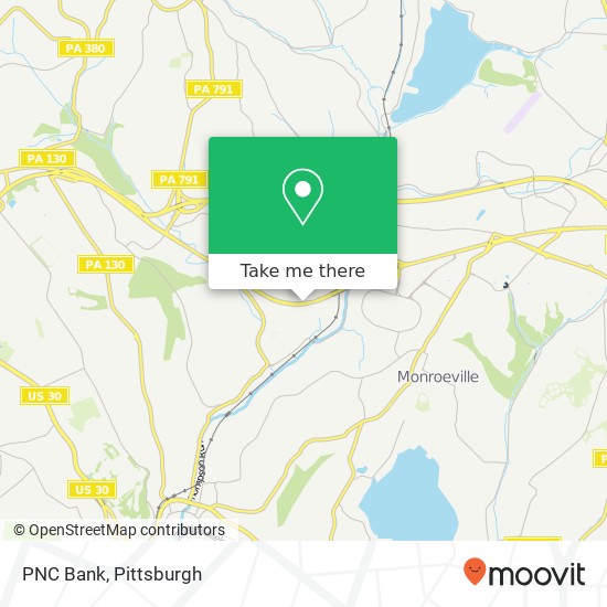 PNC Bank map