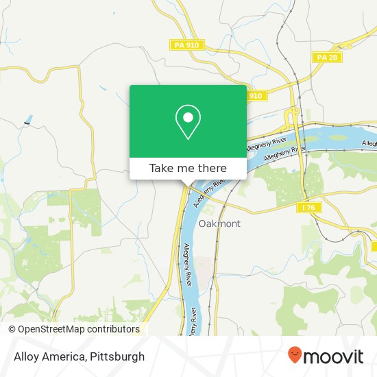 Alloy America map