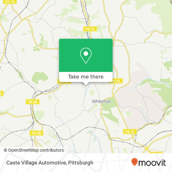 Caste Village Automotive map