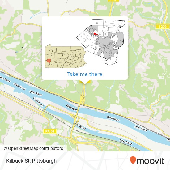 Kilbuck St map