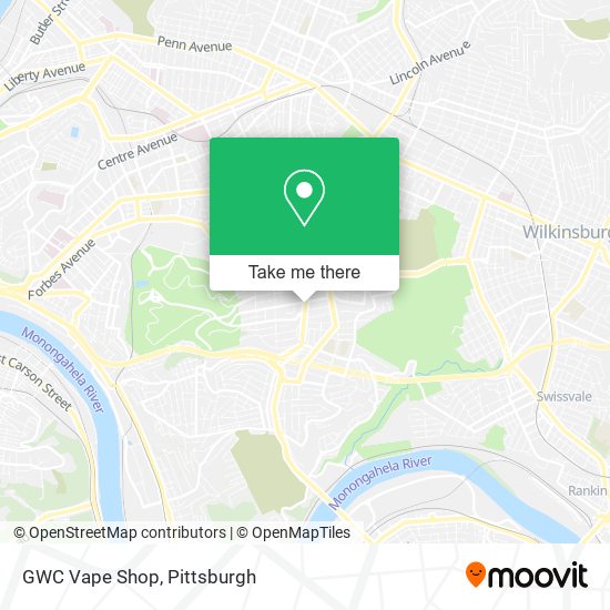 GWC Vape Shop map