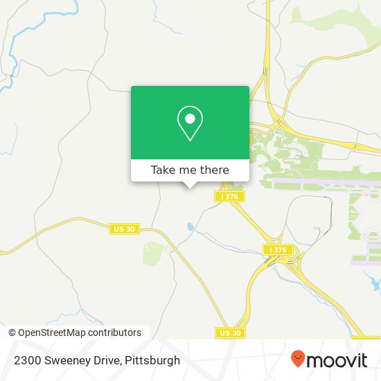 Mapa de 2300 Sweeney Drive