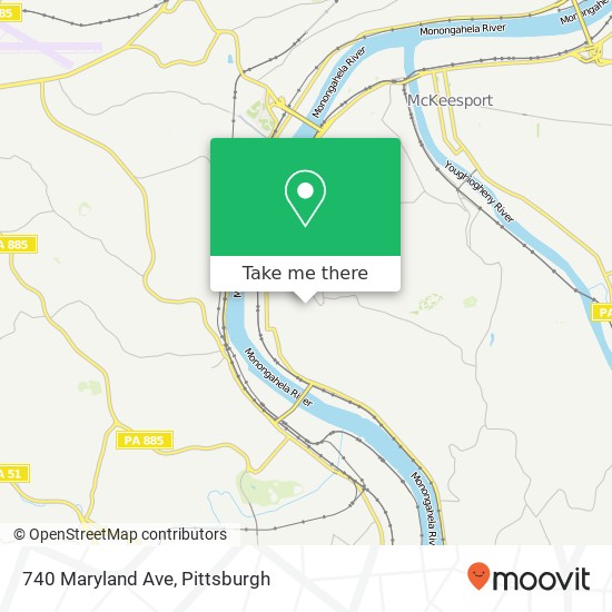 Mapa de 740 Maryland Ave