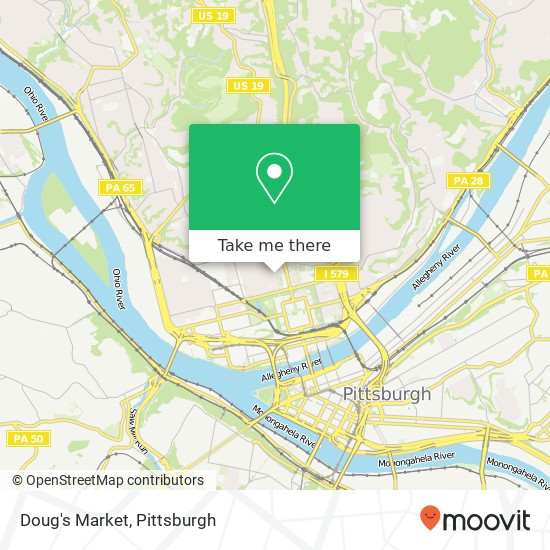 Mapa de Doug's Market