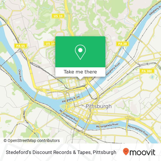 Stedeford's Discount Records & Tapes map