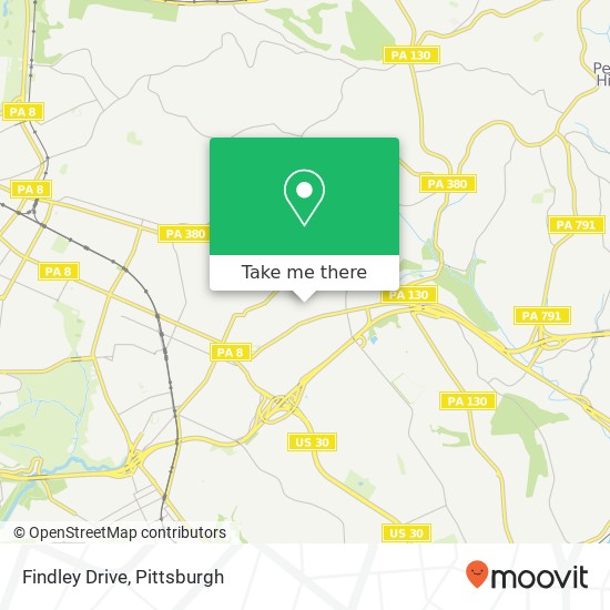 Mapa de Findley Drive