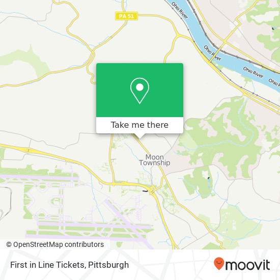 First in Line Tickets map