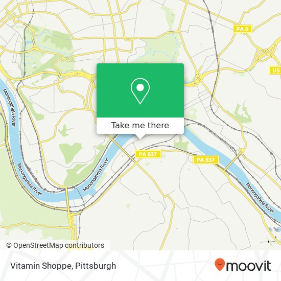 Mapa de Vitamin Shoppe