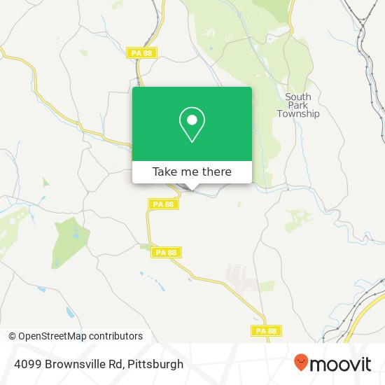 4099 Brownsville Rd map