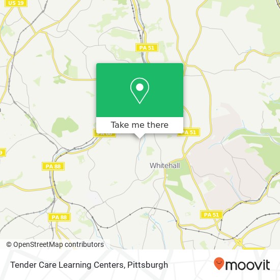Mapa de Tender Care Learning Centers