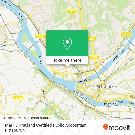 Mapa de Mark J Krauland Certified Public Accountant